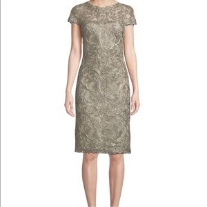 Tadashi shoji Lace Cap-Sleeve Sheath Dress NWT size 12